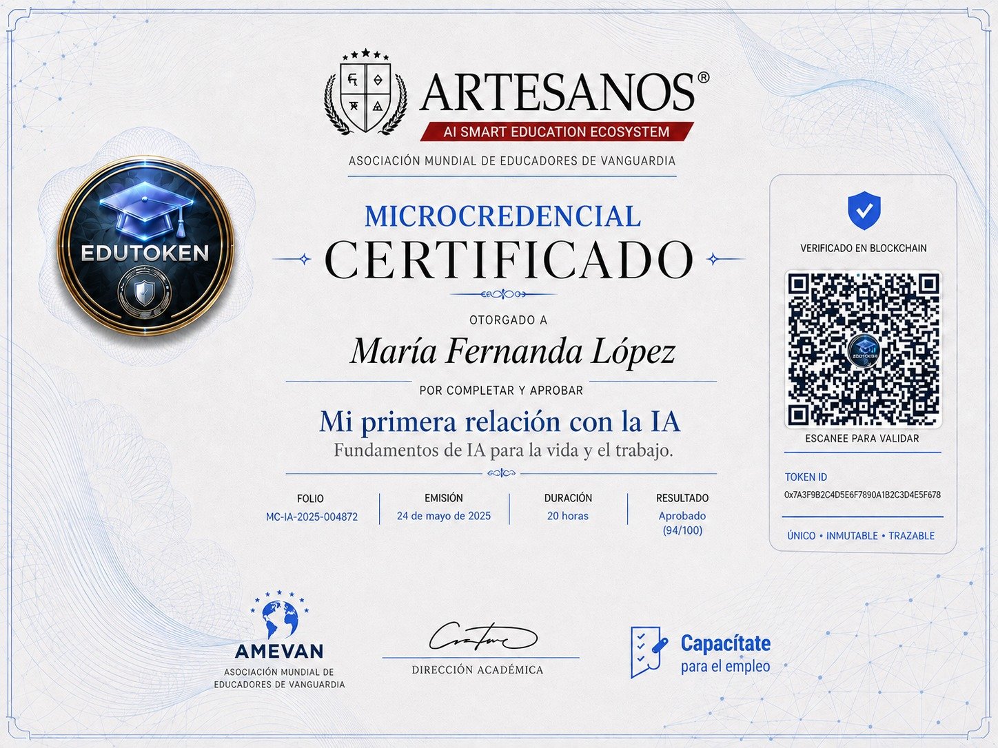 Certificado Artesanos®